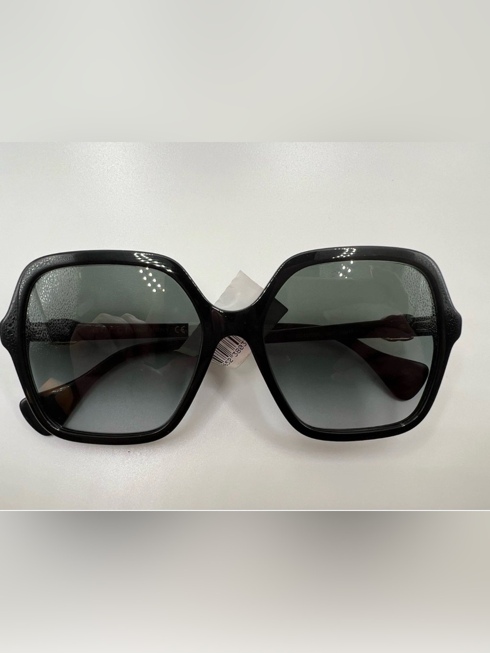 Gucci GG1072SA Women's Square Sunglasses - Black, 56-18-145 MSRP $460